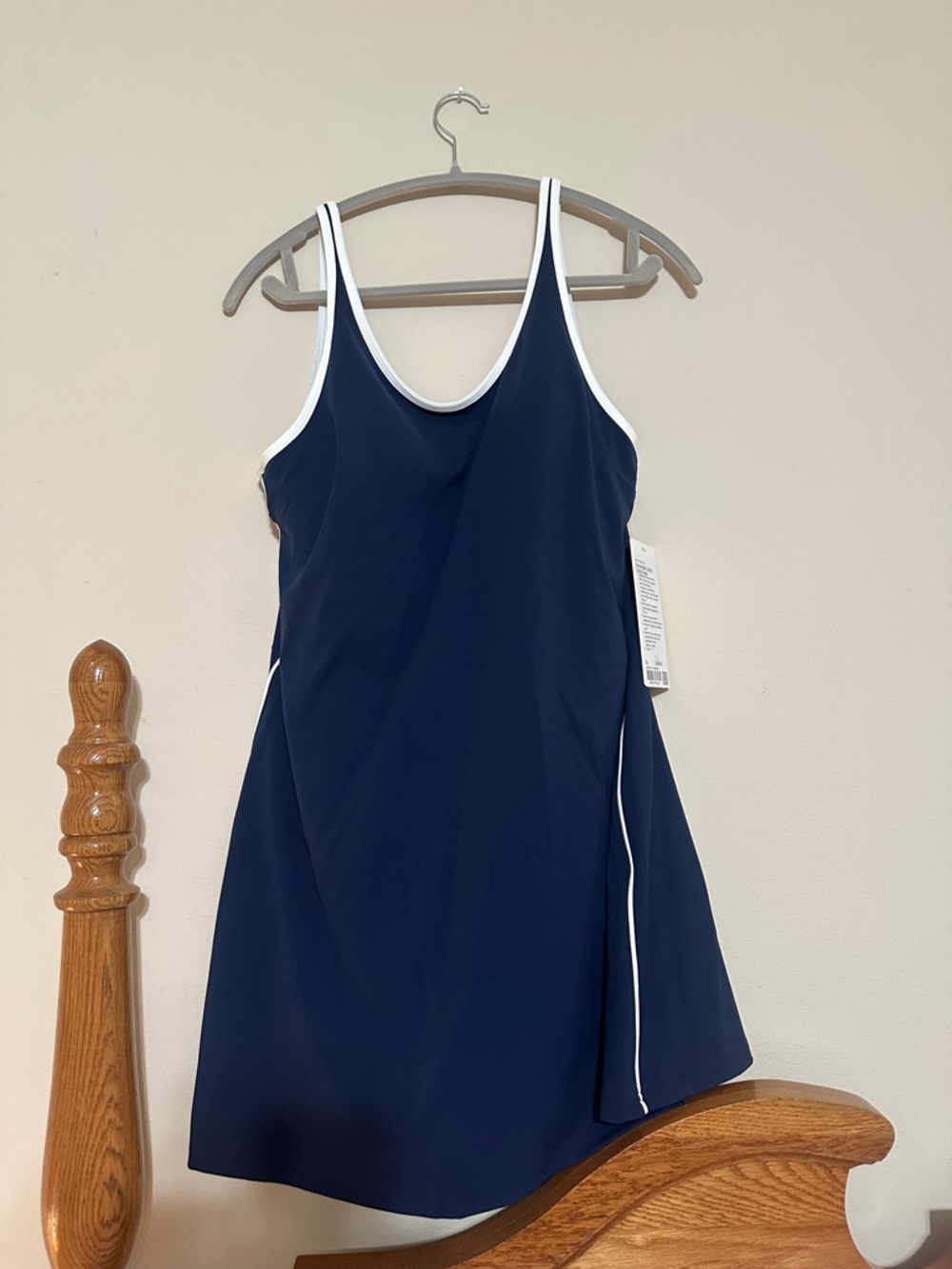 LULU Navy & White Tennis Dress - Picture 4 of 4